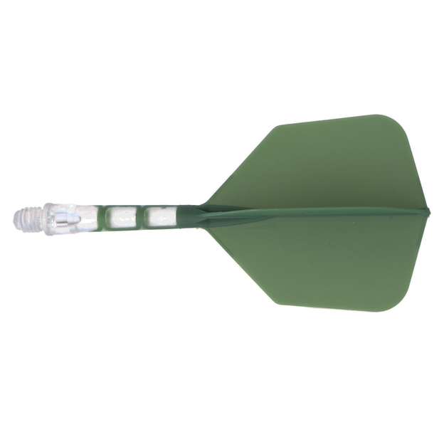  Cuesoul integrierte Dart Flights AK7, Standard M, grün transparent , 4 image