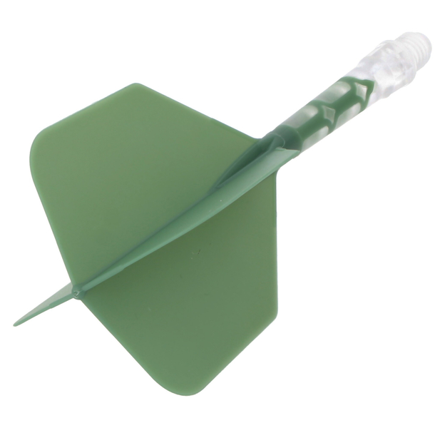  Cuesoul integrierte Dart Flights AK7, Standard M, grün transparent , 3 image