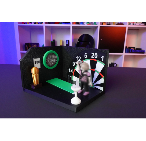 Diorama für einen Spielzeugdartspieler einer bekannten Marke, 4 image