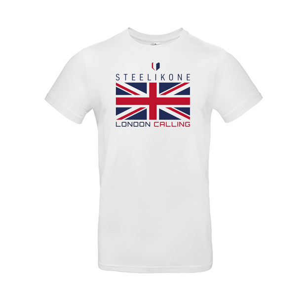 Shirt, STEELIKONE London calling, Farbe: Weiß, Größe: XXL