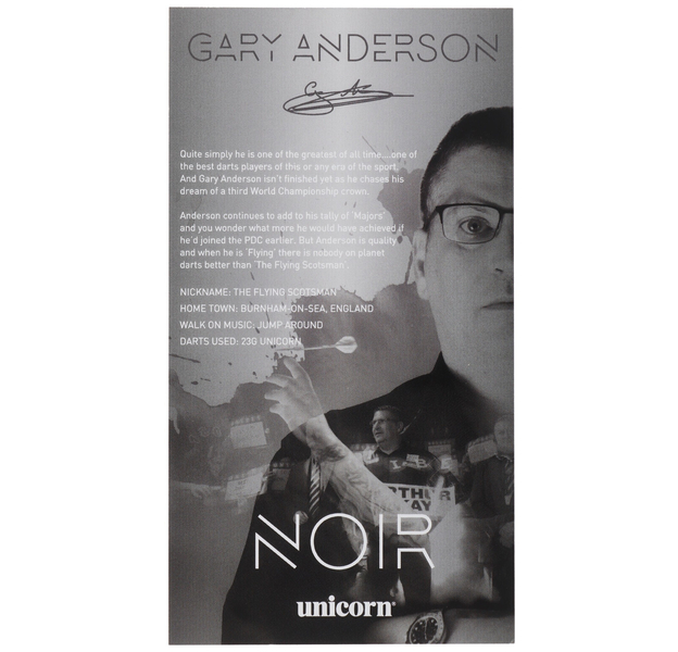Unicorn Steeldart Noir Gary Anderson P5, 90%, 23gr, 8 image