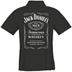 Jack Daniels Soft Feel Dartshirt, Logo Design, schwarz, Gr. 5XL