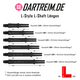 L-Style - L-Shaft Lock Straight N9 - Schwarz Lila, Länge: 190, 2 image