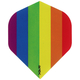 Dart Flight mit dem Regenbogen Motiv LGBT, 6 image