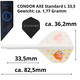 Condor AXE, weiß, Thunderbolt Bear, Gr. L, Standard, 33,5mm, 6 image